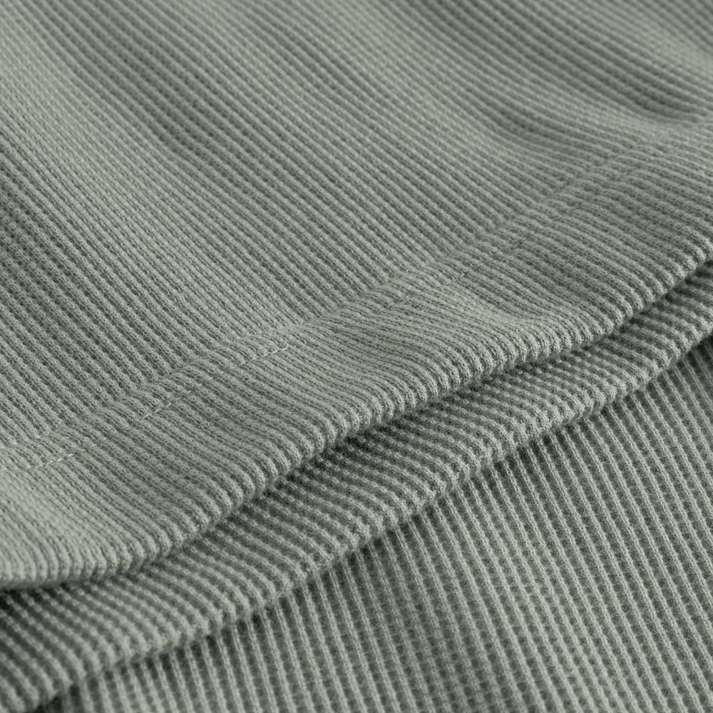 LAST ONES in L - Falkvik Waffle Shirt - Iceberg Green