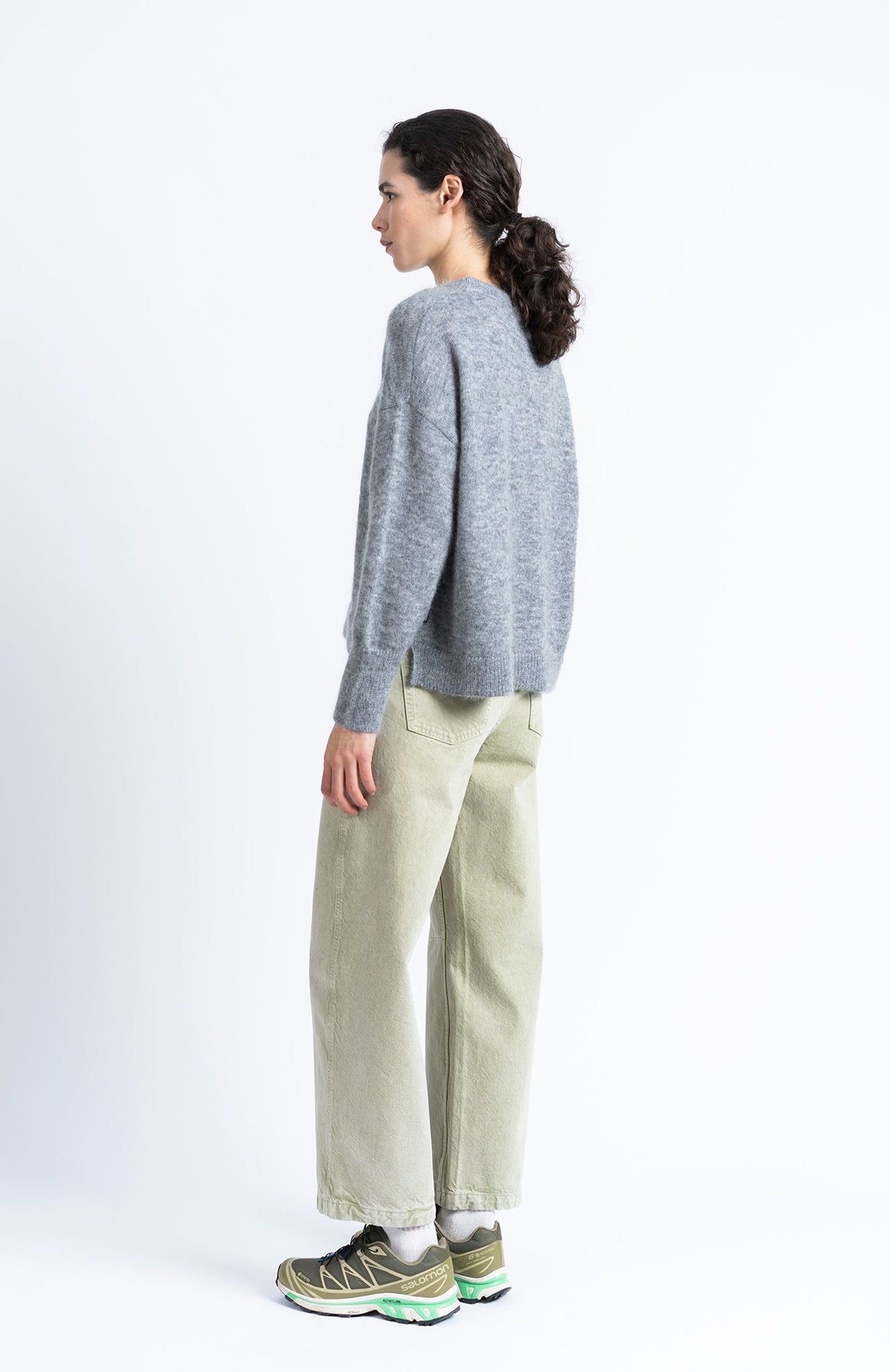 Geroa Knit Sweater - Heather Grey