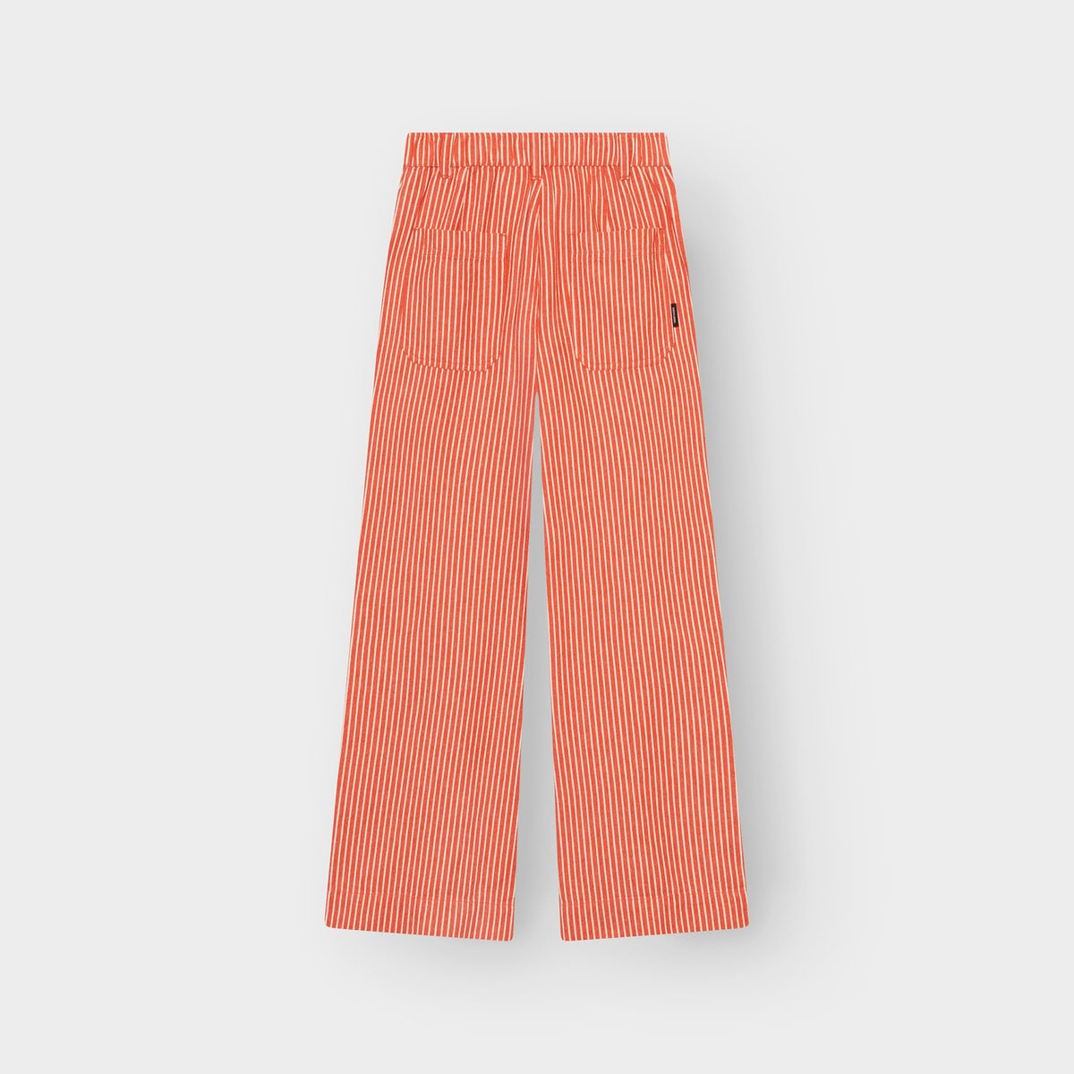 LAST ONES IN S- Vara Workwear Pants Stripe - Grenadine Red