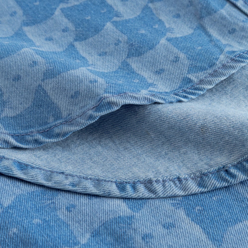 LAST ONES in S - Stensvik Shirt Pepita Cats - Light Blue