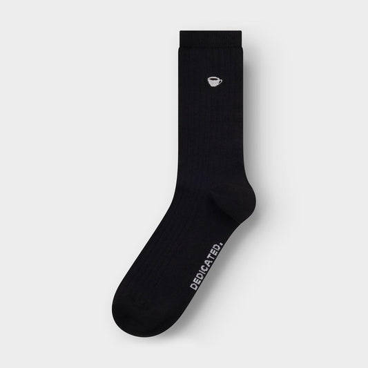 Coffee Cup Knivsta Socks - Black