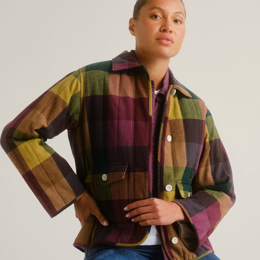 Voxtorp Flannel Jacket - Check Bold Multi Color