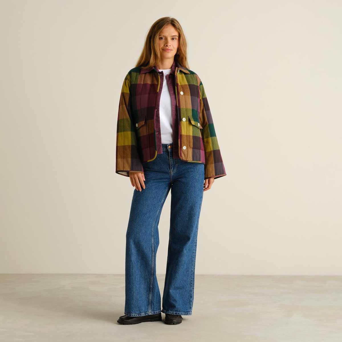 Voxtorp Flannel Jacket - Check Bold Multi Color