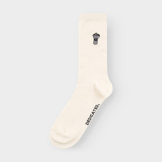Mocca Knivsta Socks - Whisper White