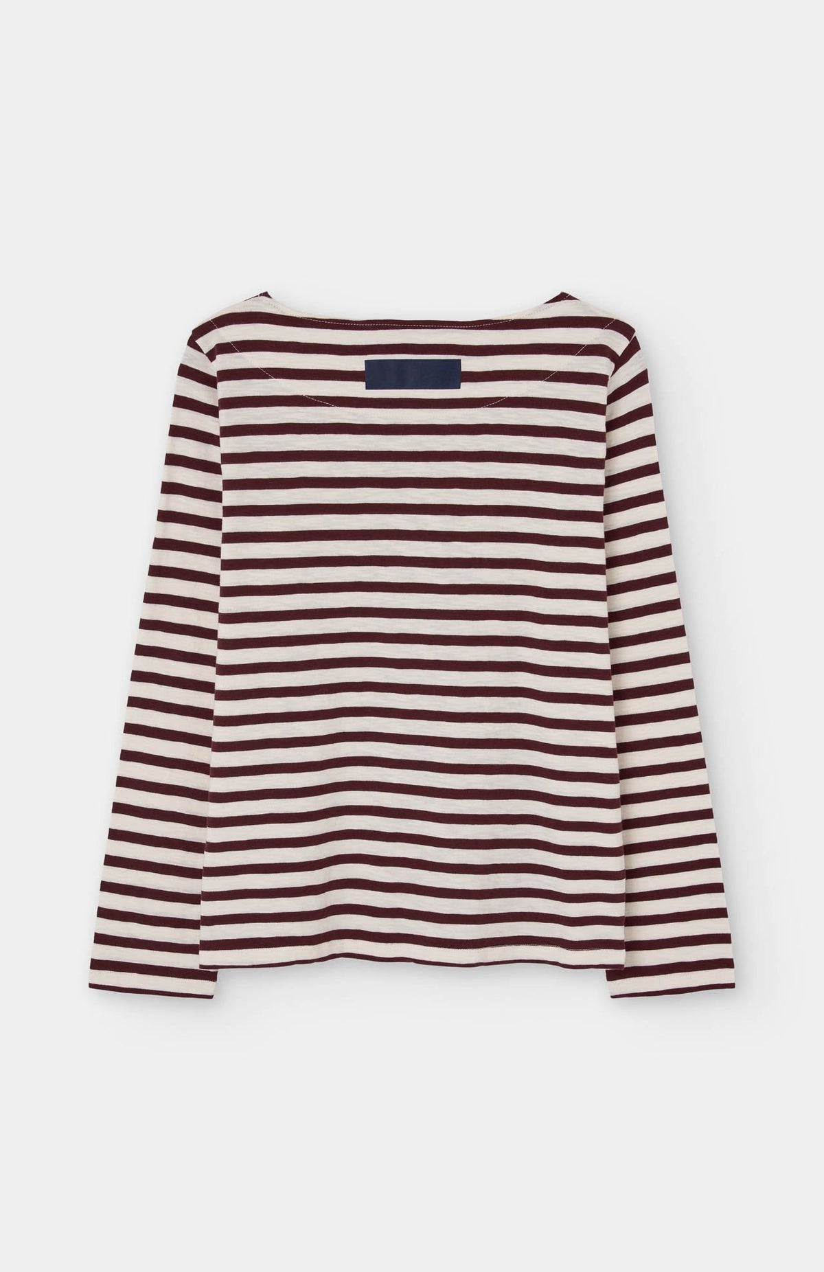 Agiti Longsleeve - Ecru/Burgundy