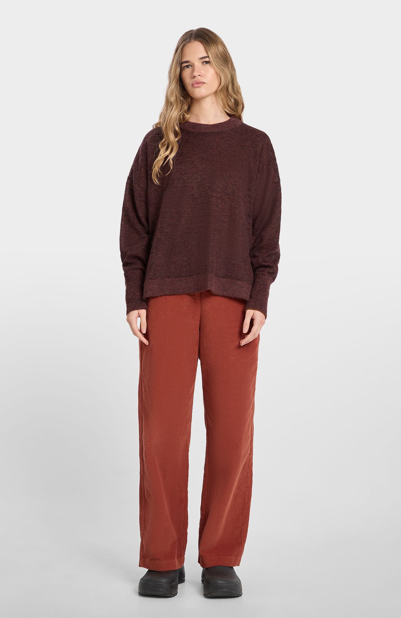 LAST ONE in S - Gero Sweater - Red Clay Melange