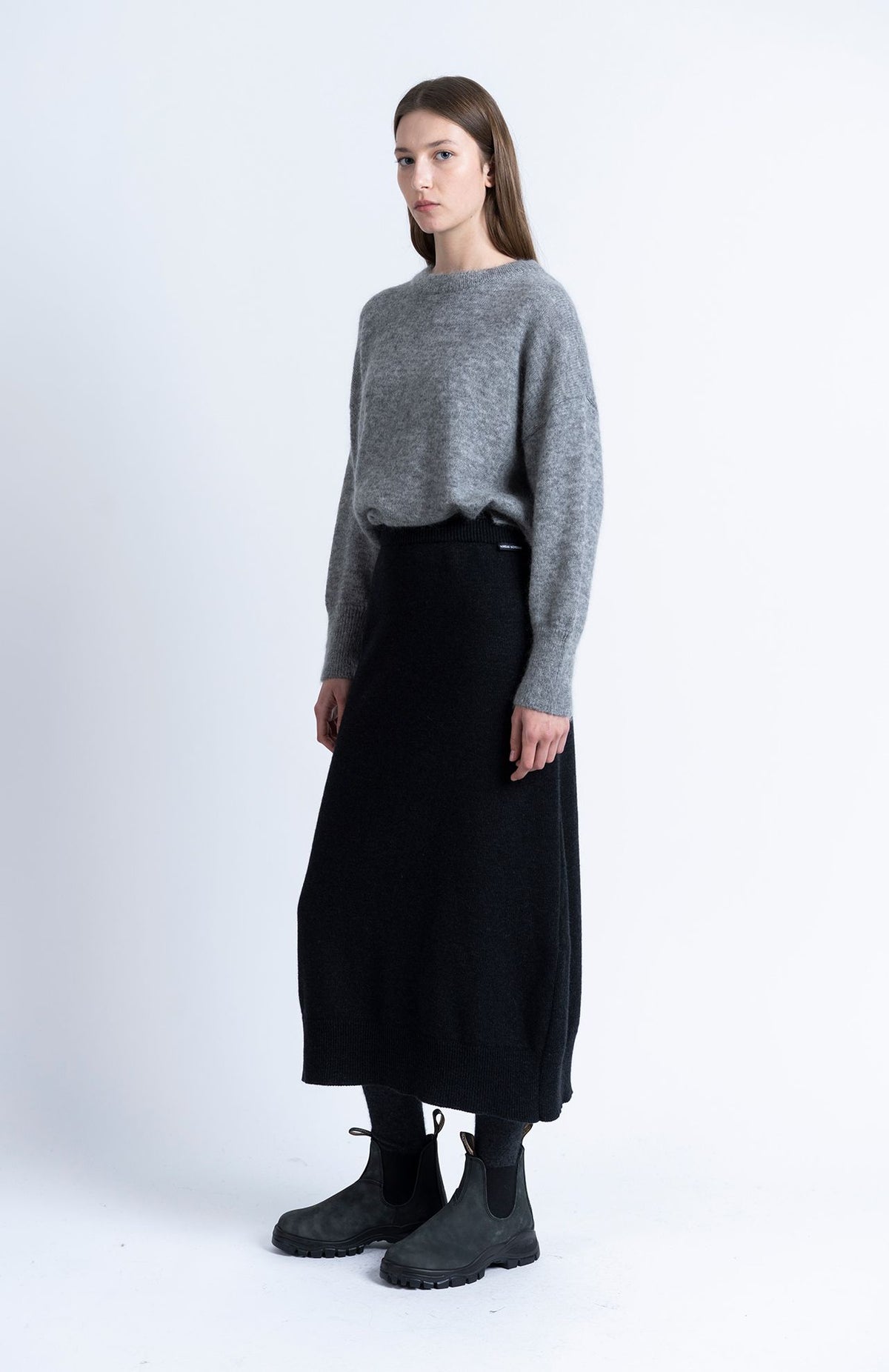 Kota Skirt - Dark Heather Grey