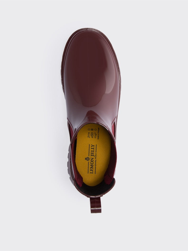 Peachy Waterproof Boots - Cherry