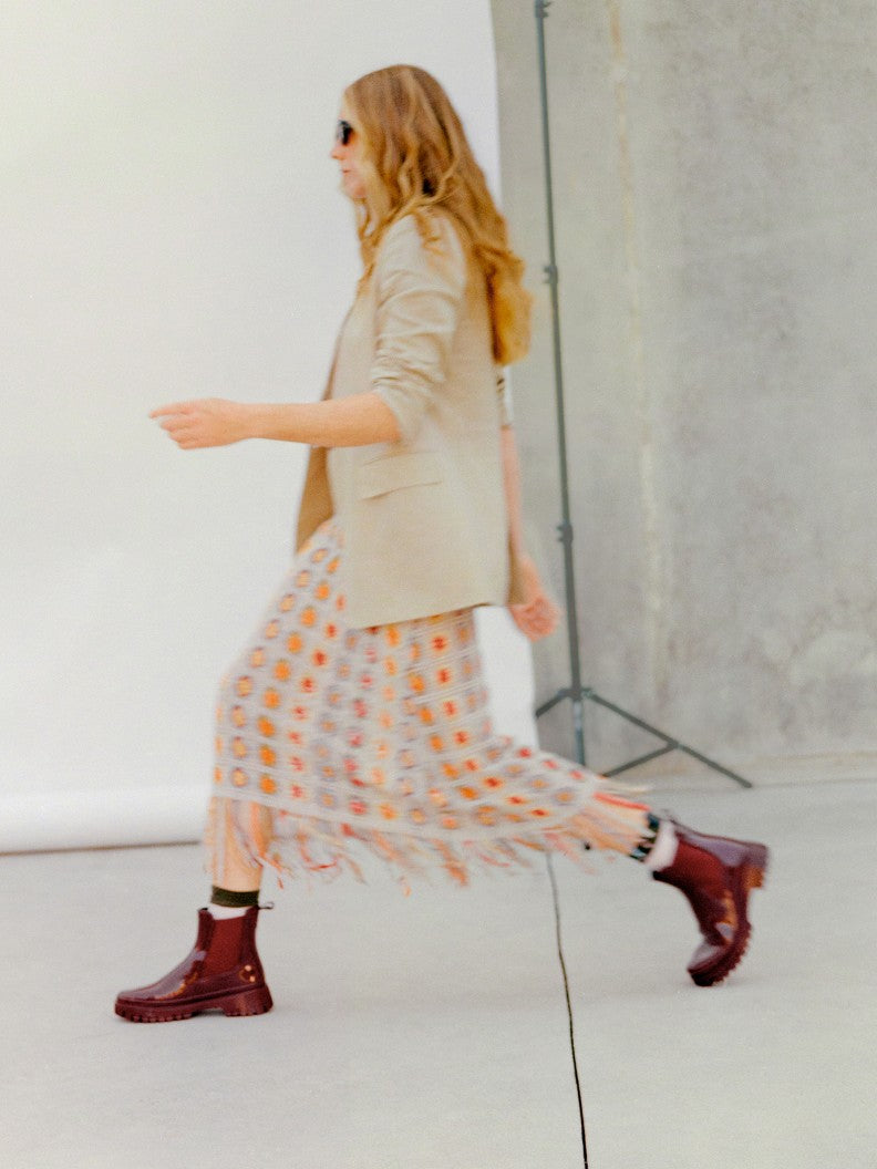 Peachy Waterproof Boots - Cherry