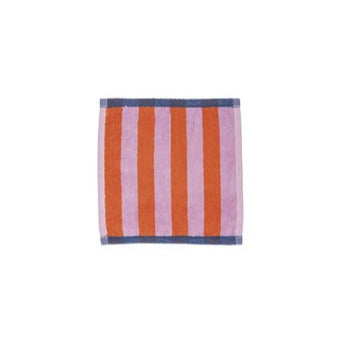 Terry Dish Cloth Stripes - Red