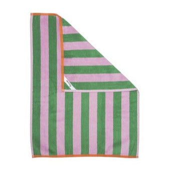 Terry Tea Towel Stripes - Green