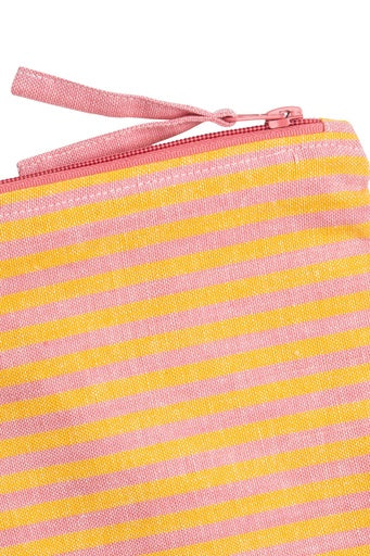 Cosmetic Bag Stripes - Pink