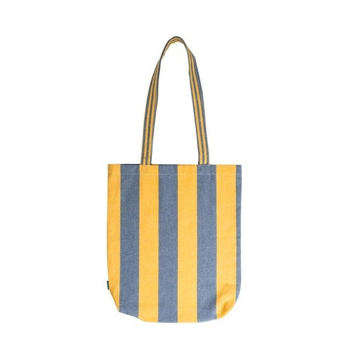 Shopping Bag Stripes - Blue