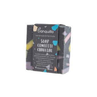 Tranquillo Confetti Soap - Charcoal