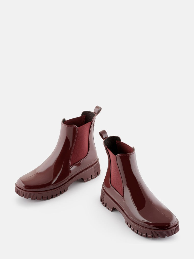 Peachy Waterproof Boots - Cherry