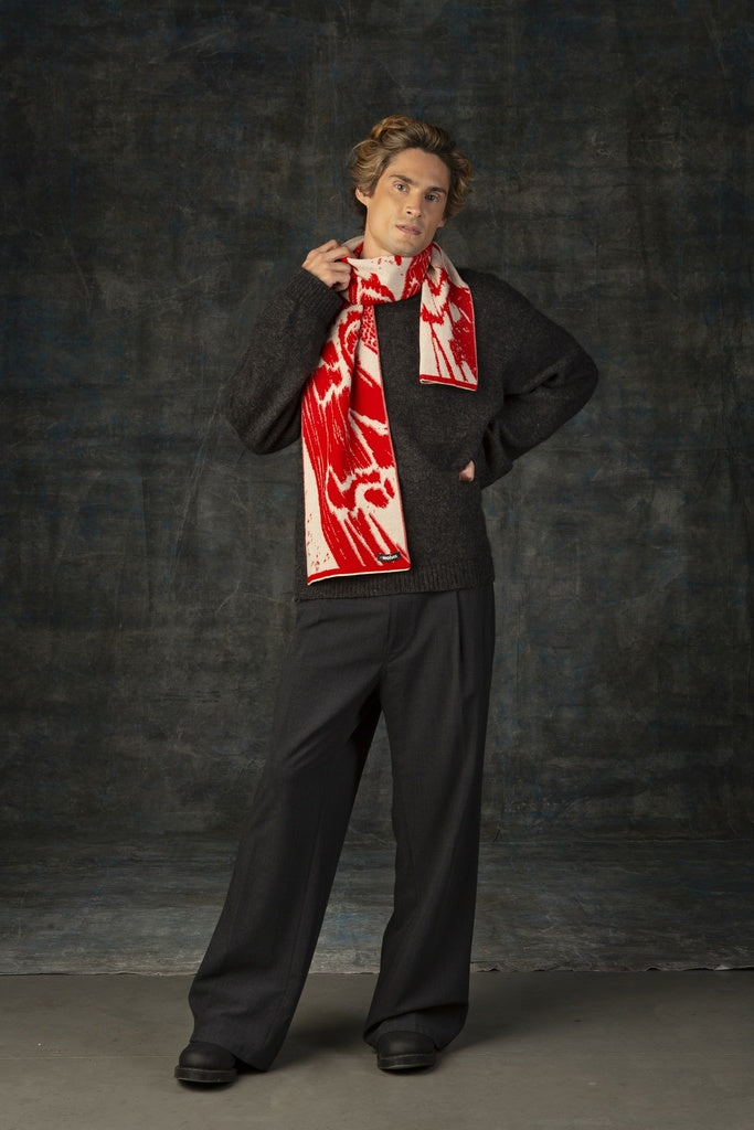 Aurata Midi Scarf - Poppy