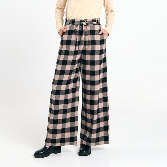 Silves Pants - Check Black