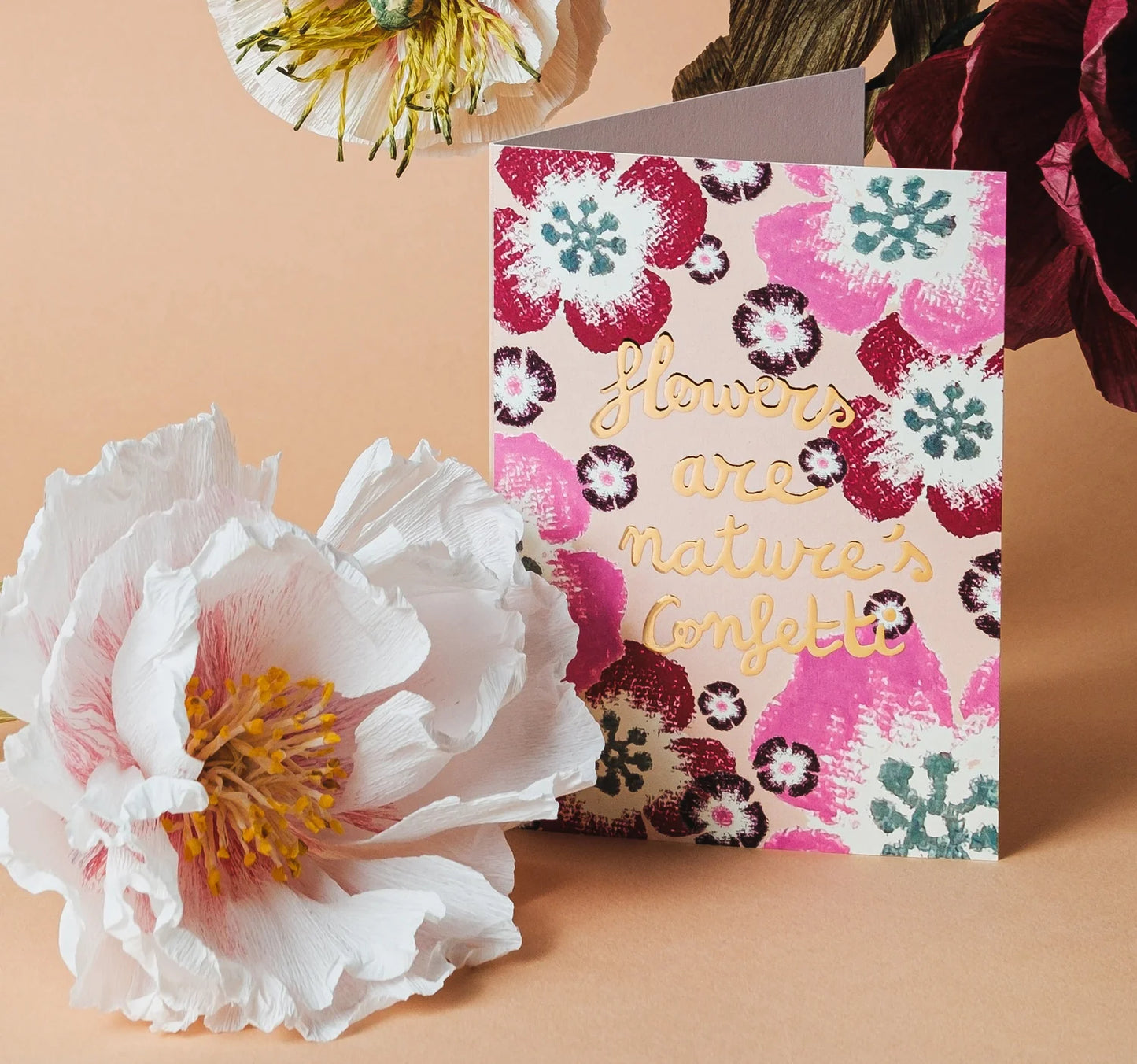 Greeting Card - Flowers are Nature's Confetti