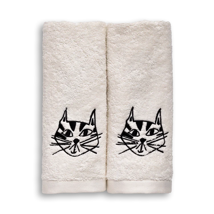 Guest Towel Set - Cat