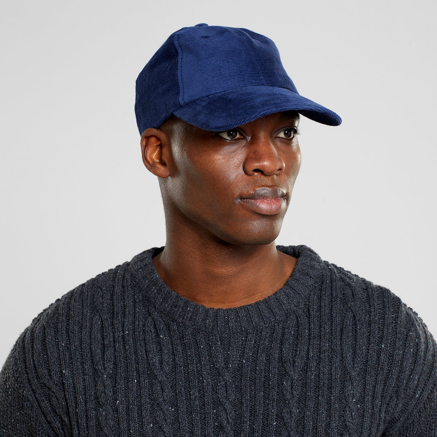 Soft Cap Slussen Corduroy - Navy