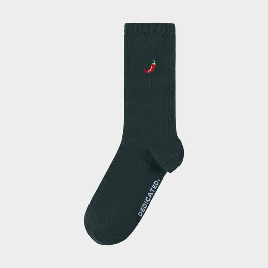 Dedicated Knivsta Socks - Chili Dark Green
