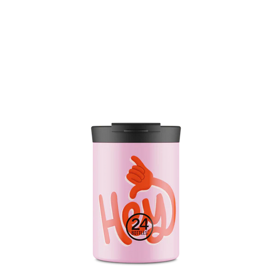 Travel Tumbler Hey Pink