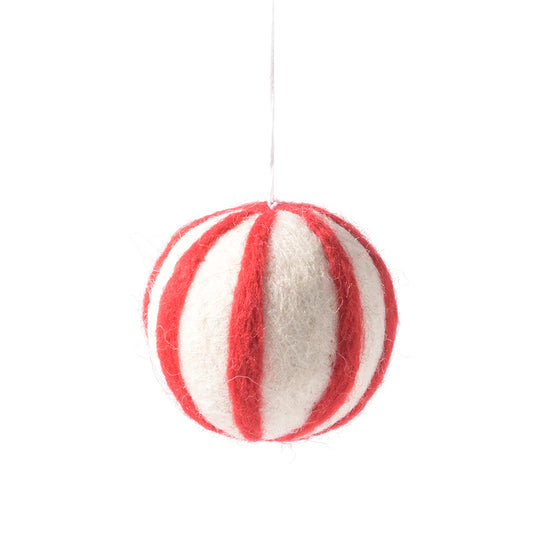Little Hangings Polka Ball - Red/White