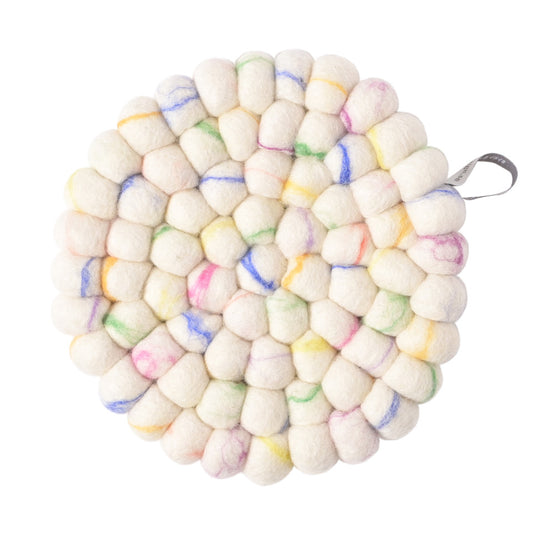 Trivet Round - Glass Marble