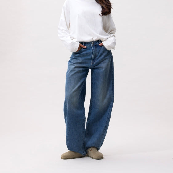Super Barrel Fit Jeans - Medium Blue