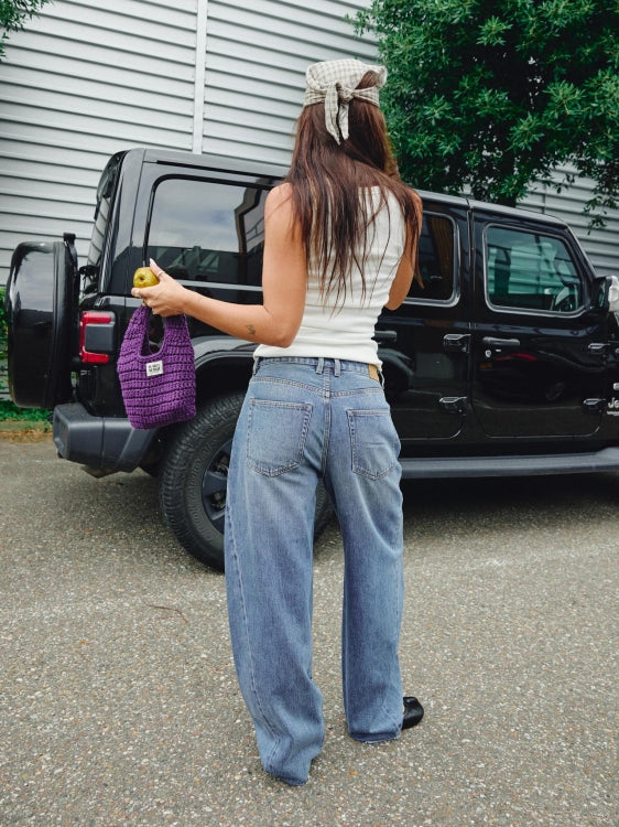 Super Barrel Fit Jeans - Medium Blue
