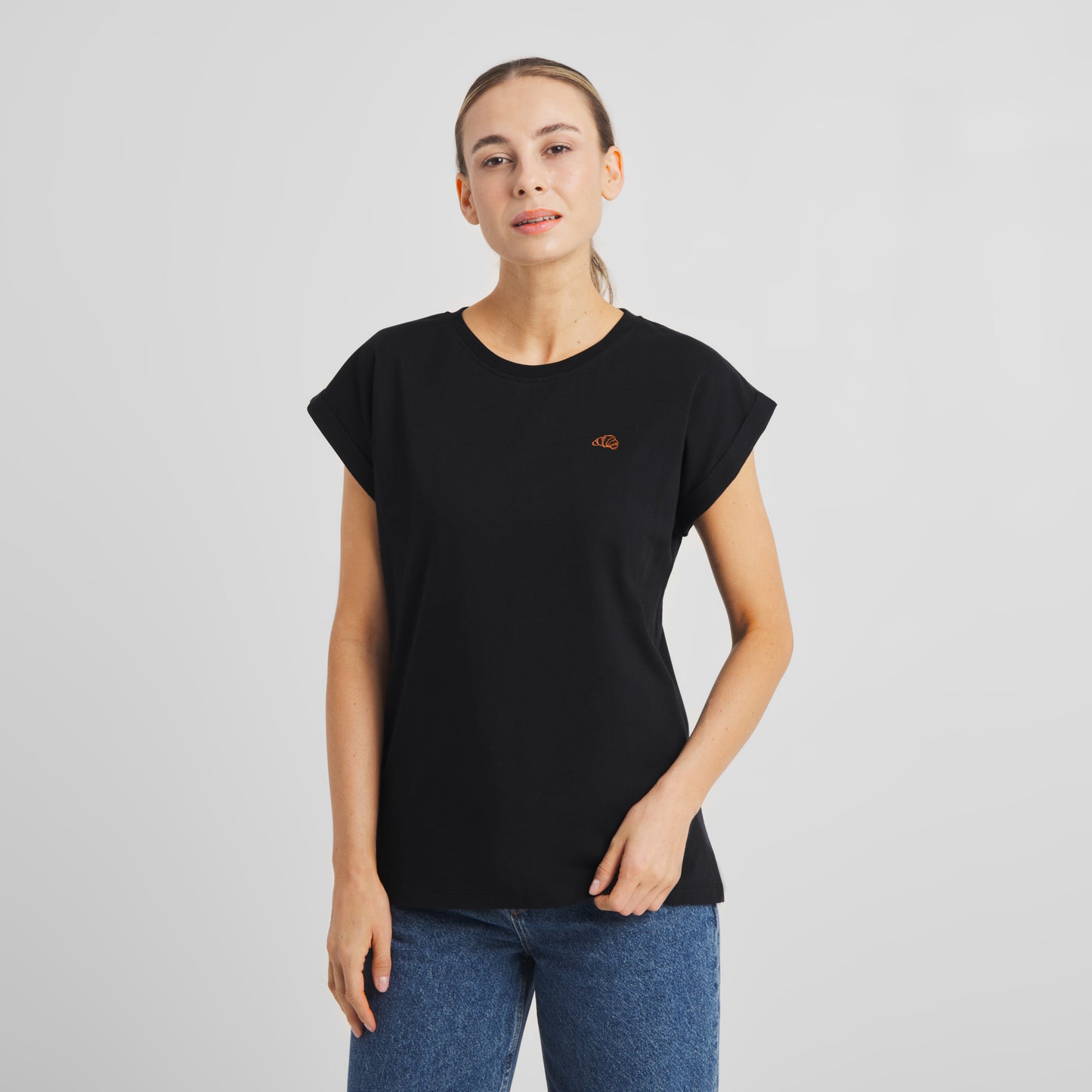 Visby Croissant T-shirt - Black