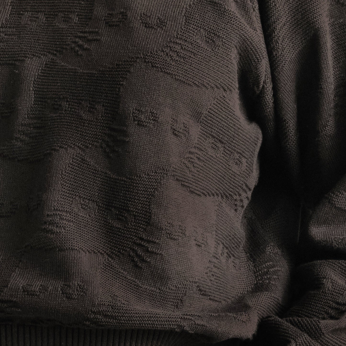 Husie Sweater Pepita Cats - Black
