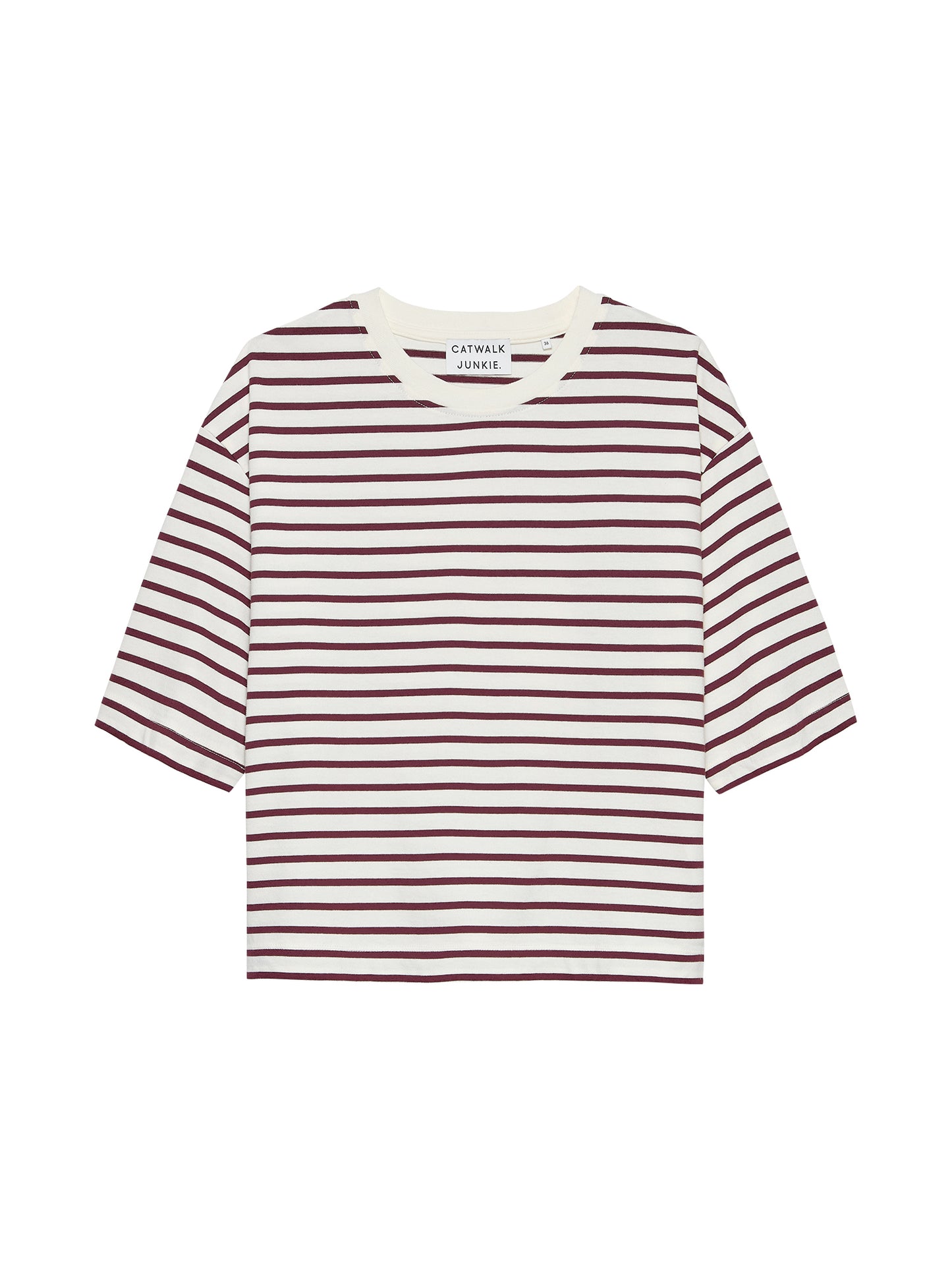 LAST ONE in 38 - Striped T-Shirt - Winetasting