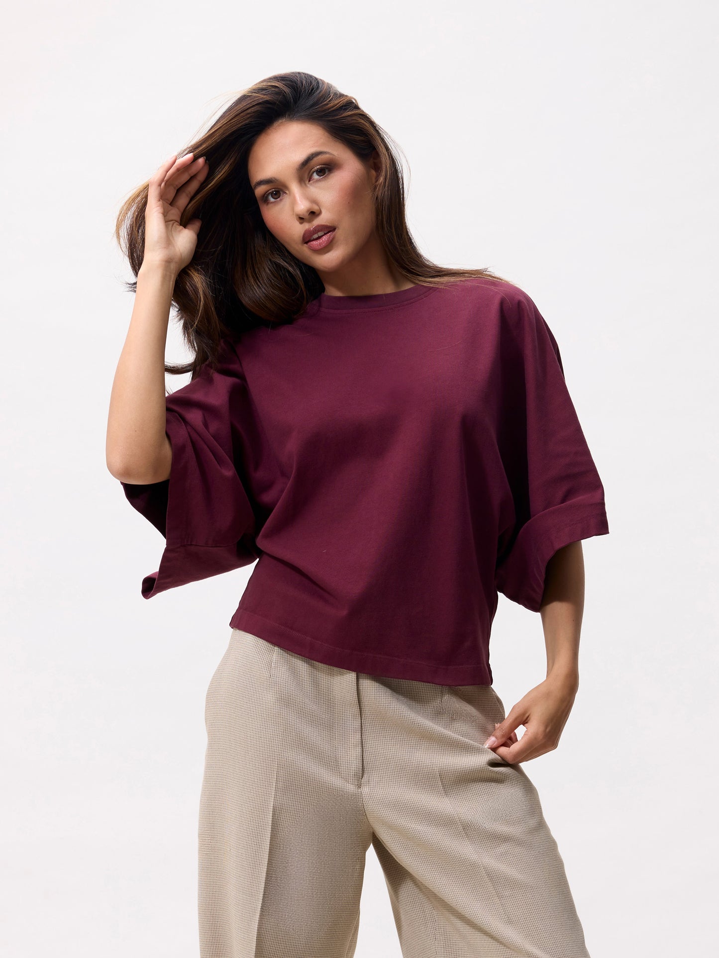 Batsleeve T-Shirt - Merlot