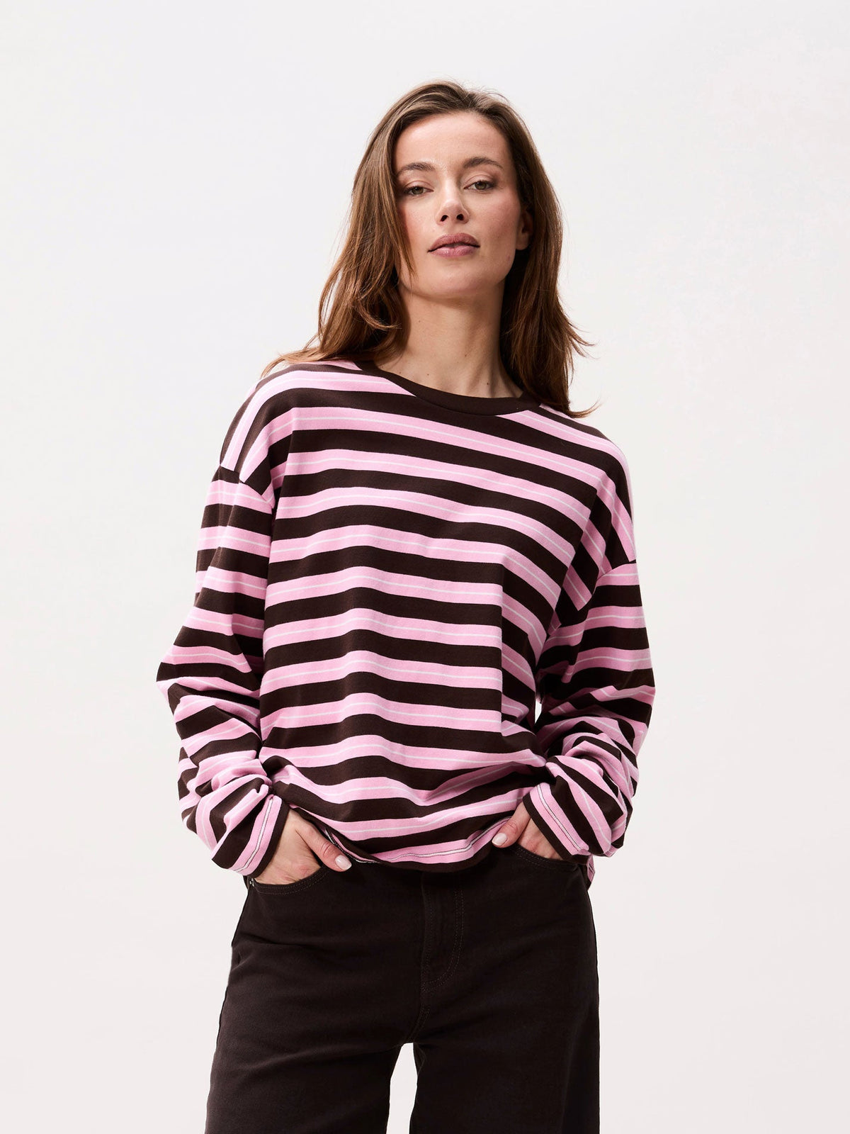 Striped Longsleeve - Brownie