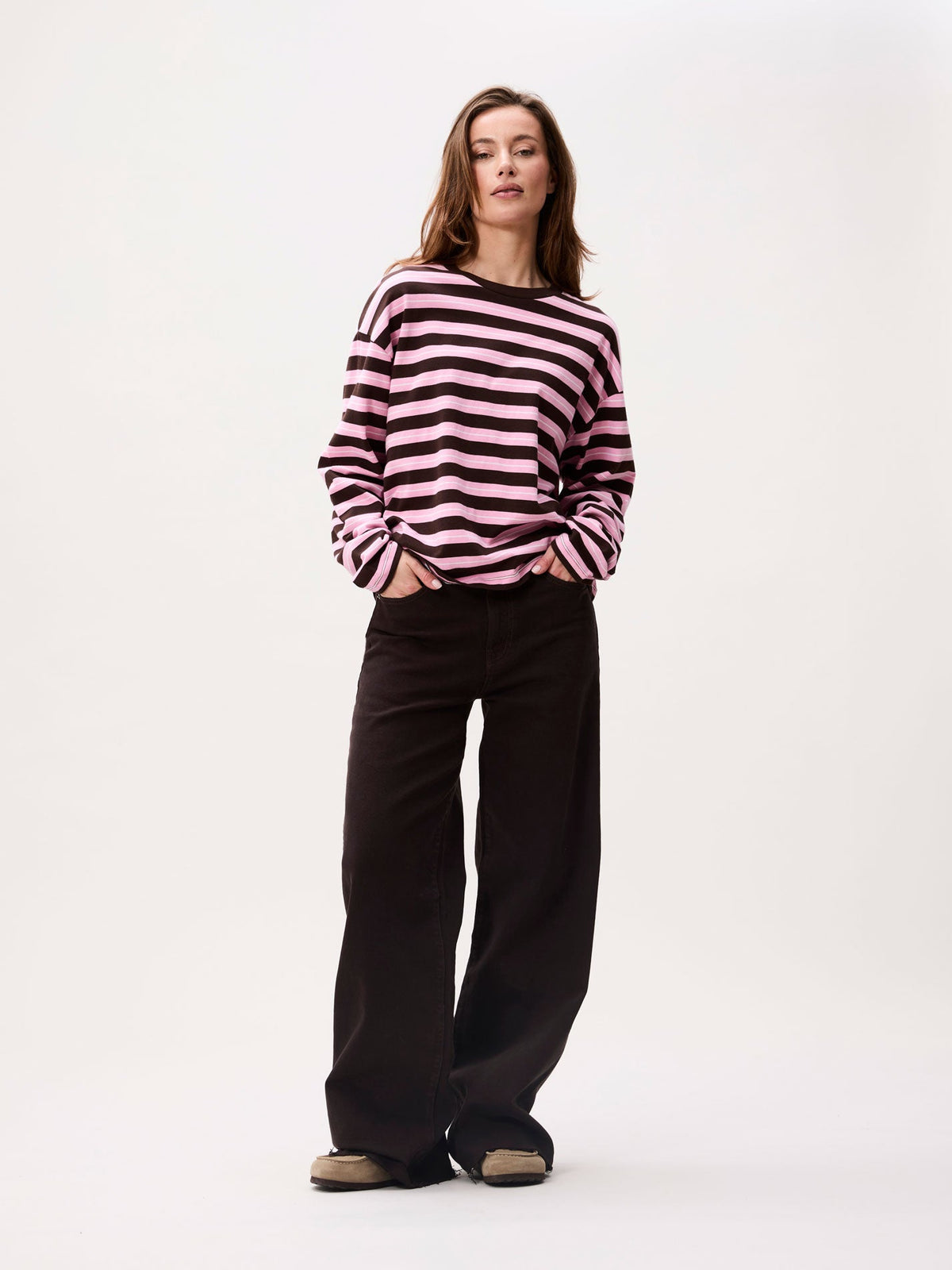 Striped Longsleeve - Brownie