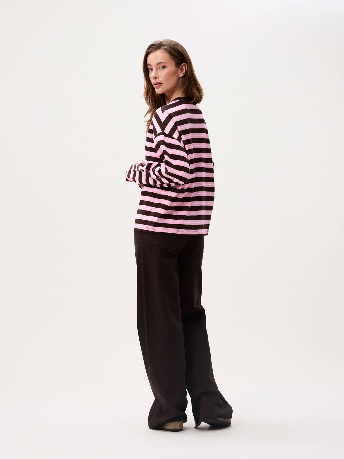 Striped Longsleeve - Brownie