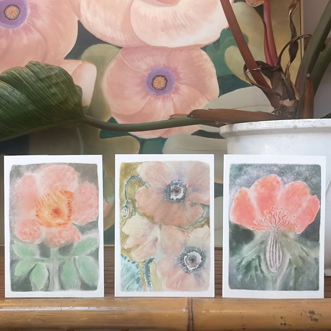 Mini Greeting Card - Dogrose