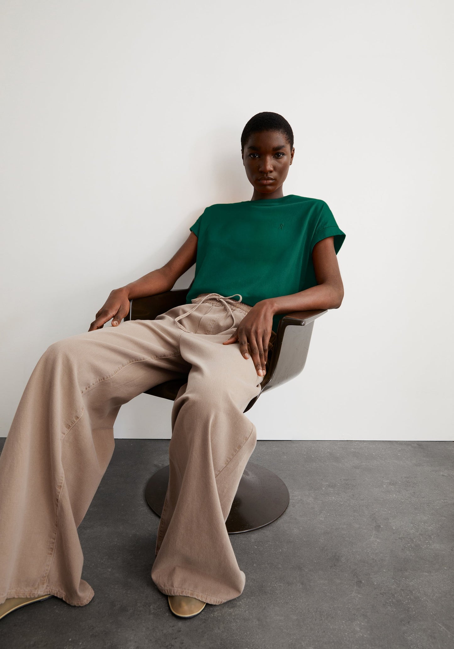 Idaara T-shirt - Emerald Green