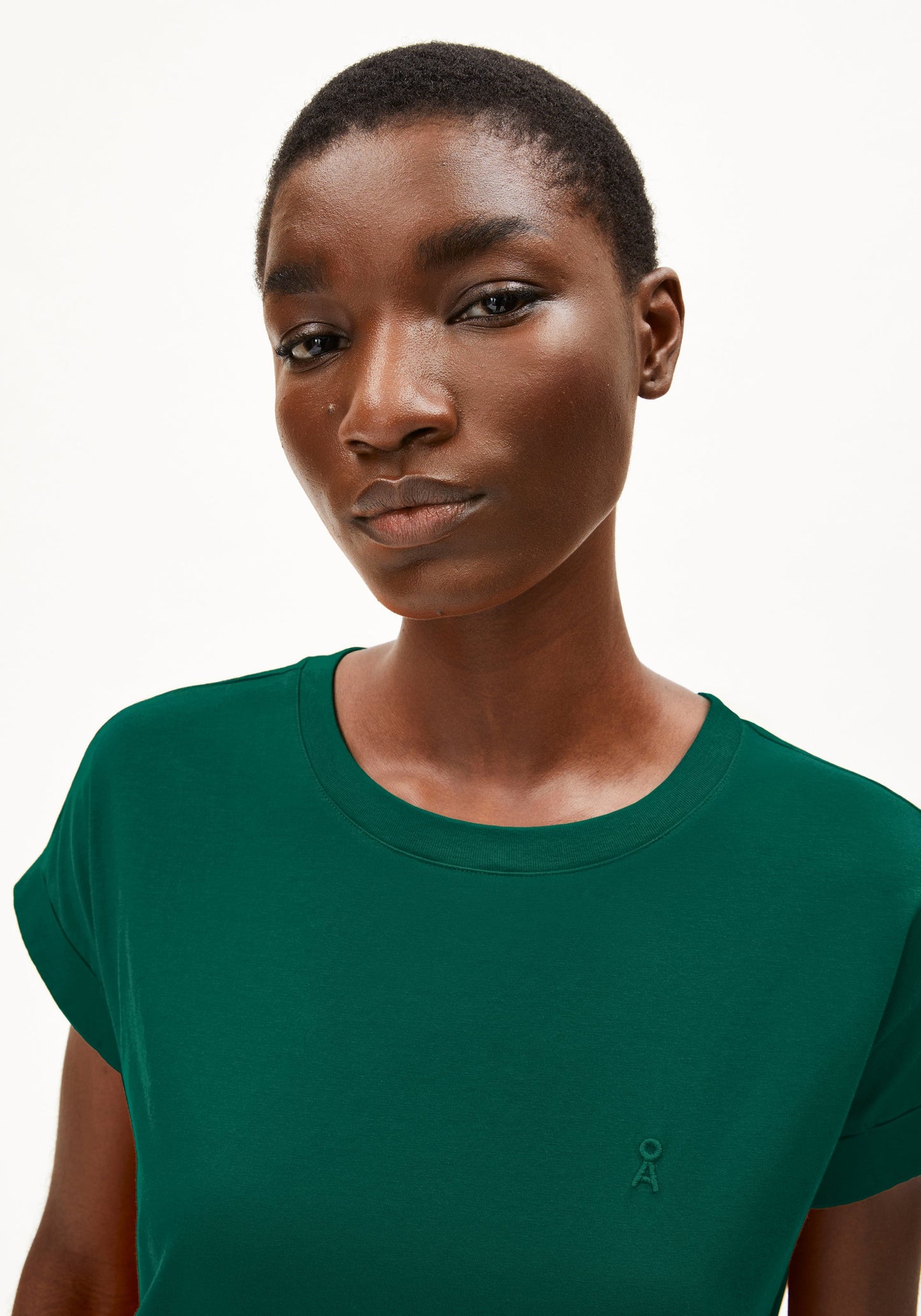 Idaara T-shirt - Emerald Green