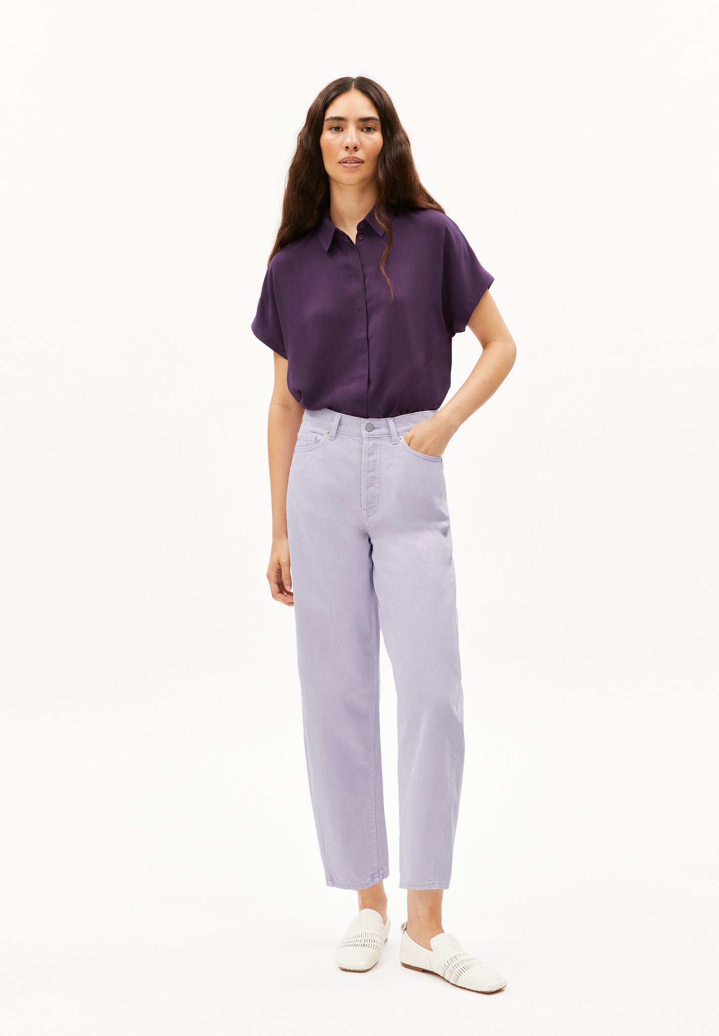 LAST ONE in S - Larisaana Blouse - Vivid Violet