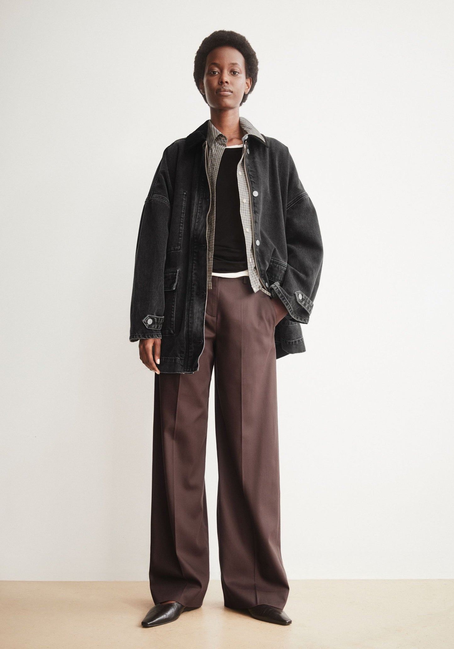 Leandraa Pants - Claystone