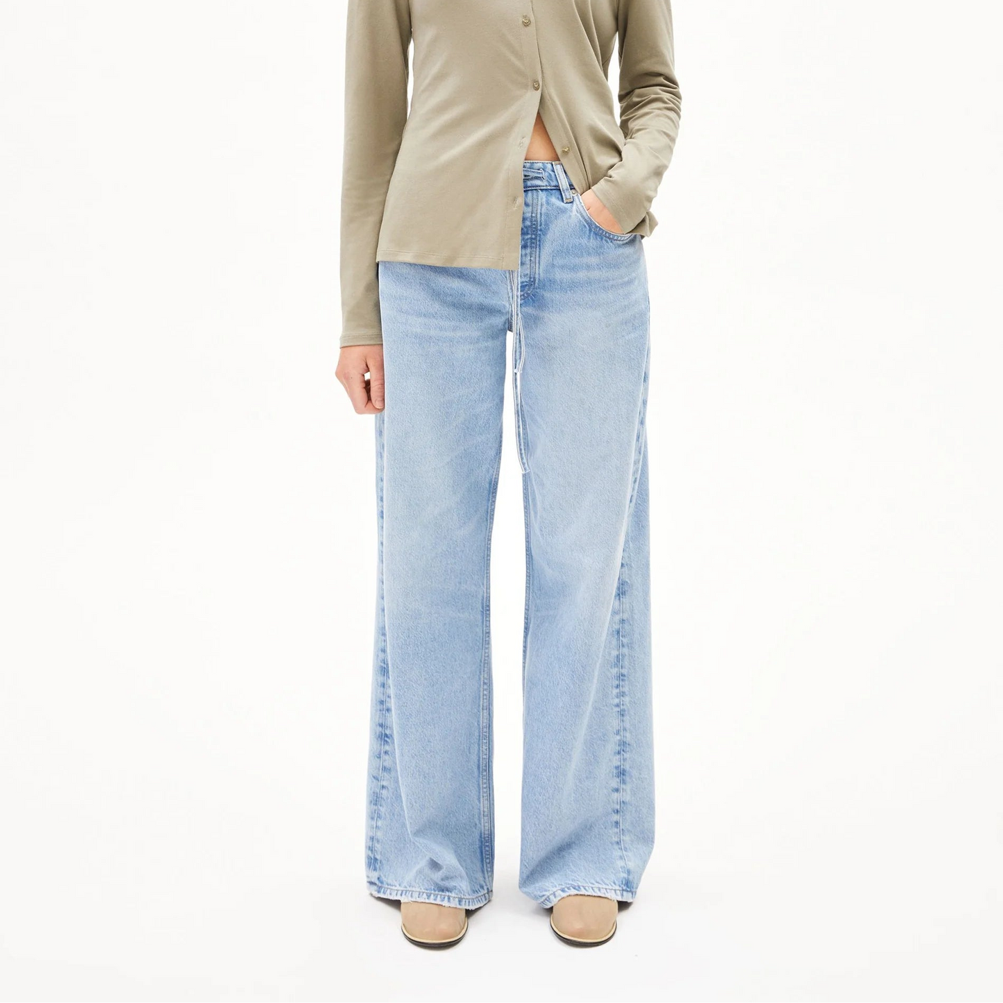 Detox Denim Astraeaas Wide Leg Jeans - Noise