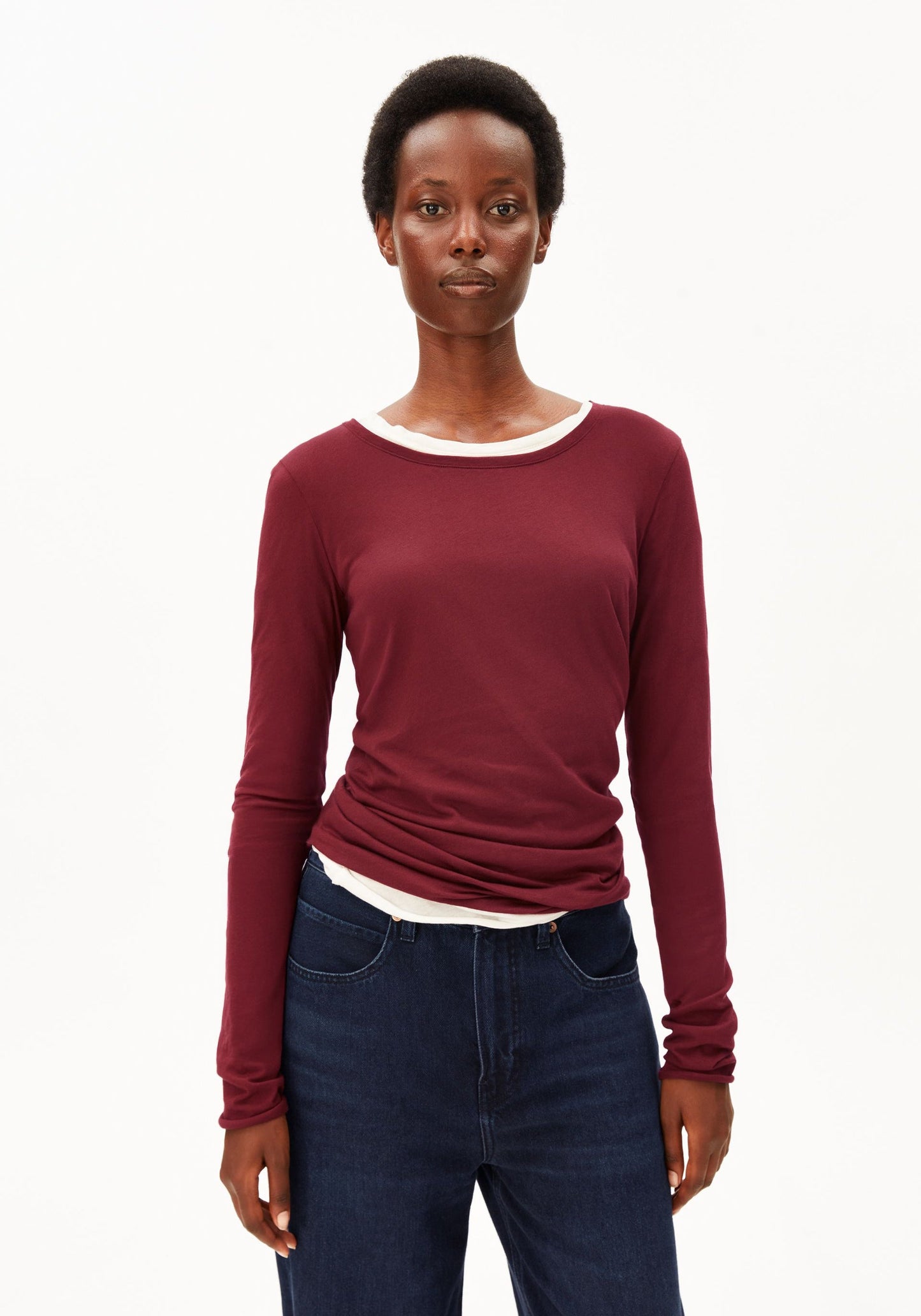 Einiaara Soft Longsleeve - Velvet Red