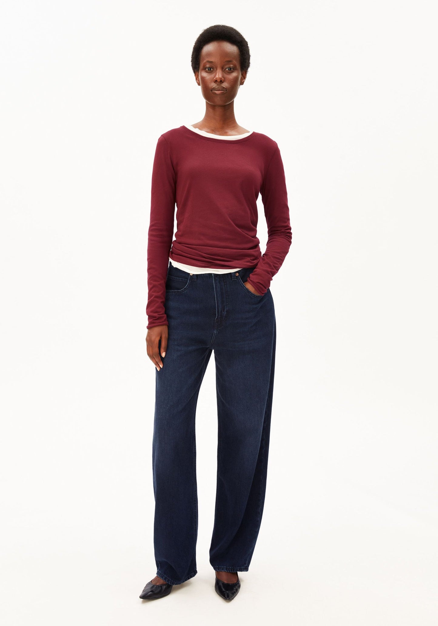Einiaara Soft Longsleeve - Velvet Red