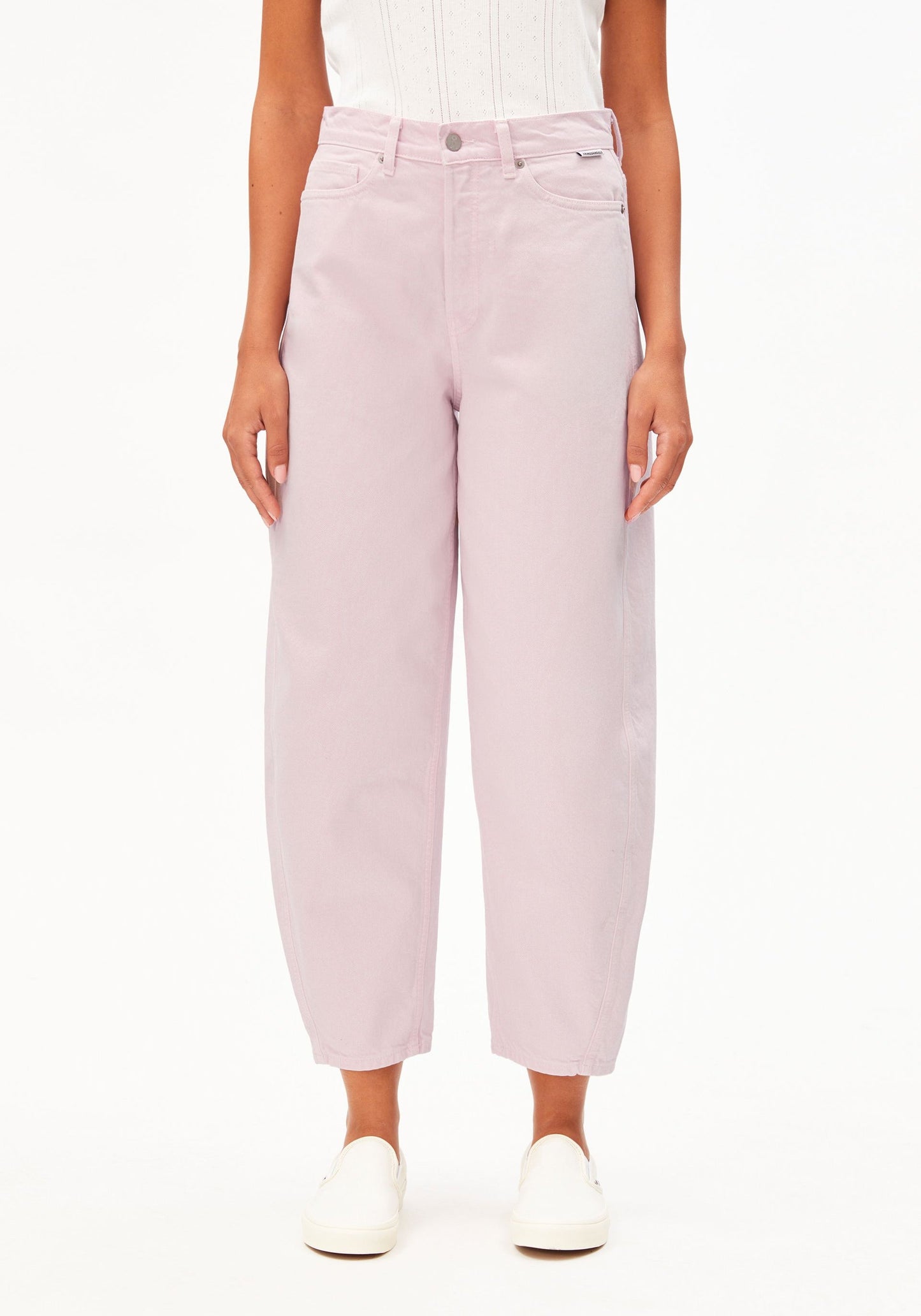 Detox Denim Baarly High Waist Barrel - Pink Mist