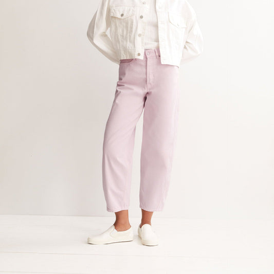 Detox Denim Baarly High Waist Barrel - Pink Mist
