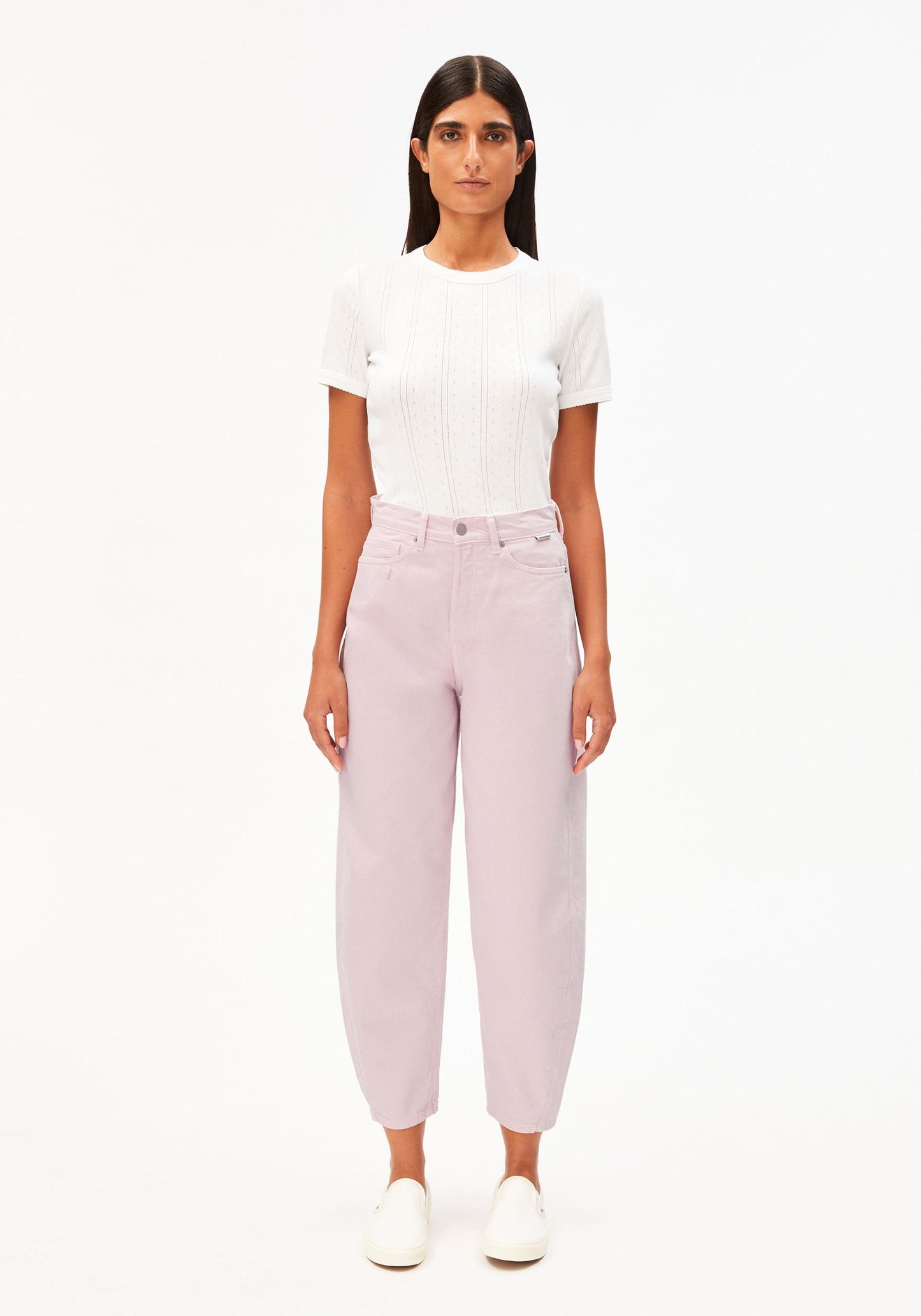 Detox Denim Baarly High Waist Barrel - Pink Mist