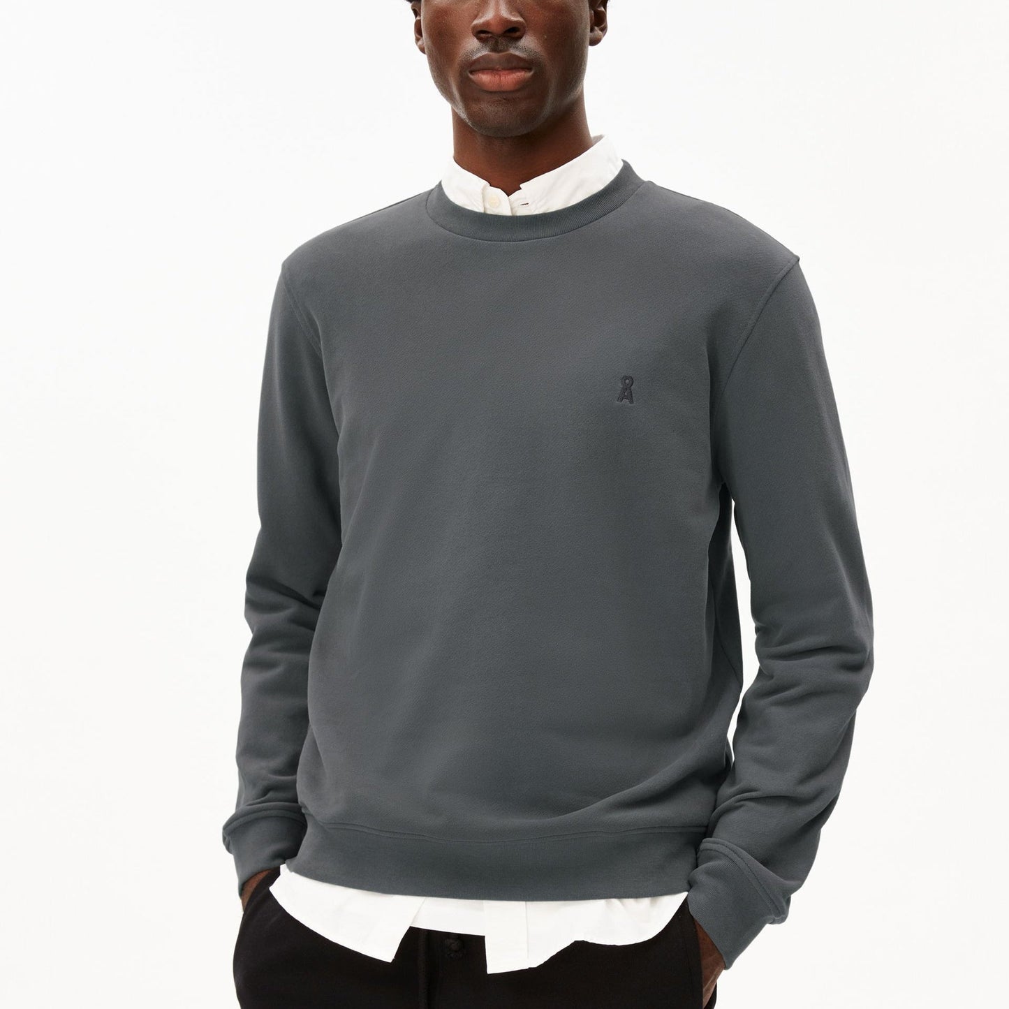 Baaro Fleece Sweater - Space Steel