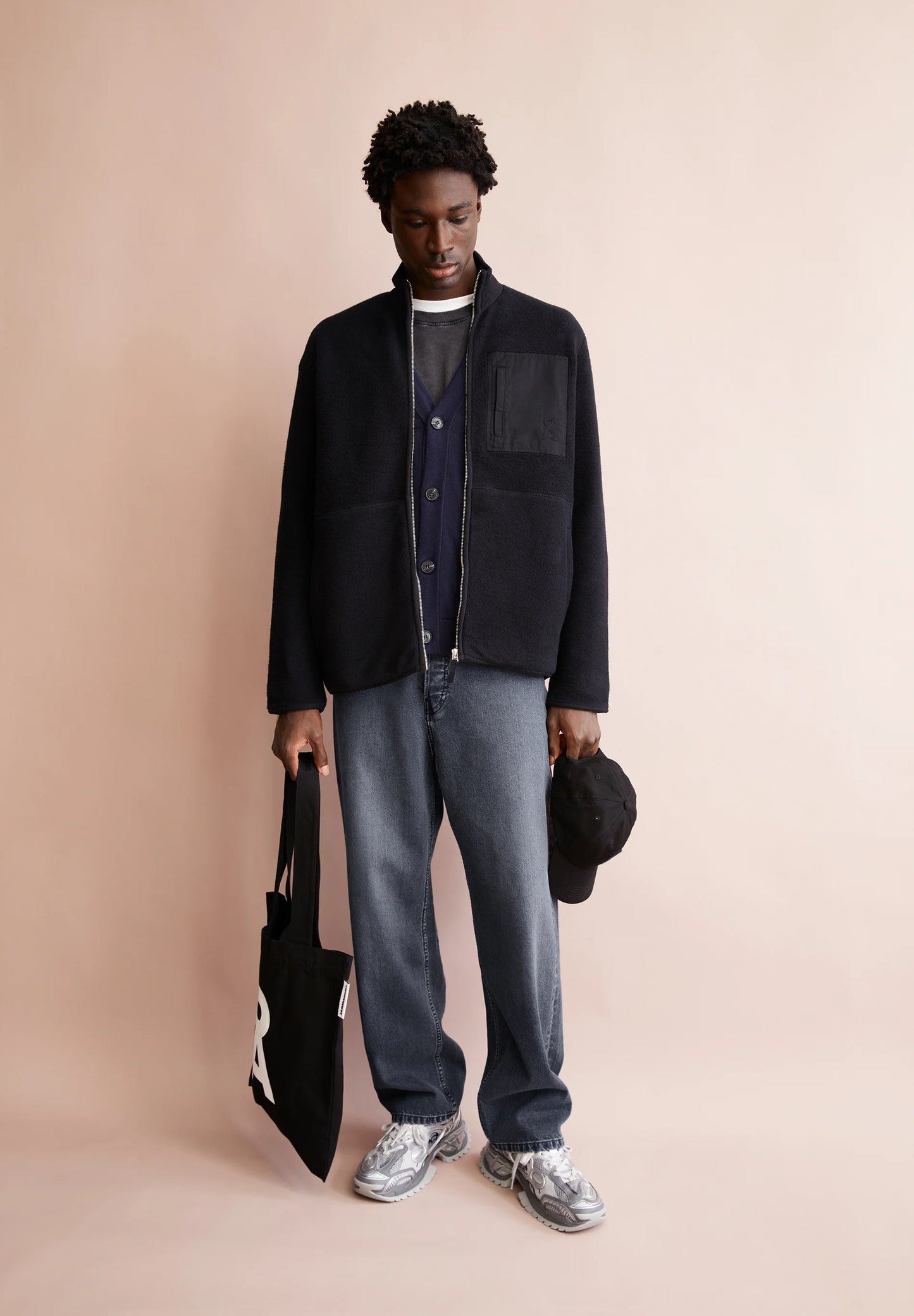 Flaabo Fleece Jacket - Black